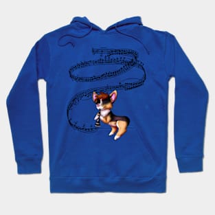 Corgi Clarinet Hoodie